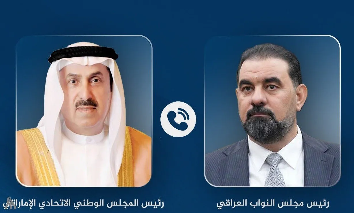 رئيس مجلس النواب يبحث مع نظيره الإماراتي تطوّرات الأوضاع الإقليمية والدولية