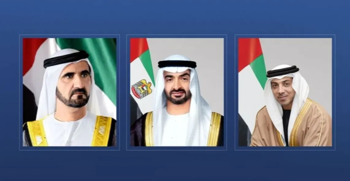 محمد بن زايد ونائباه يعزون قادة إقليم كوردستان بوفاة عبد الواحد بارزاني