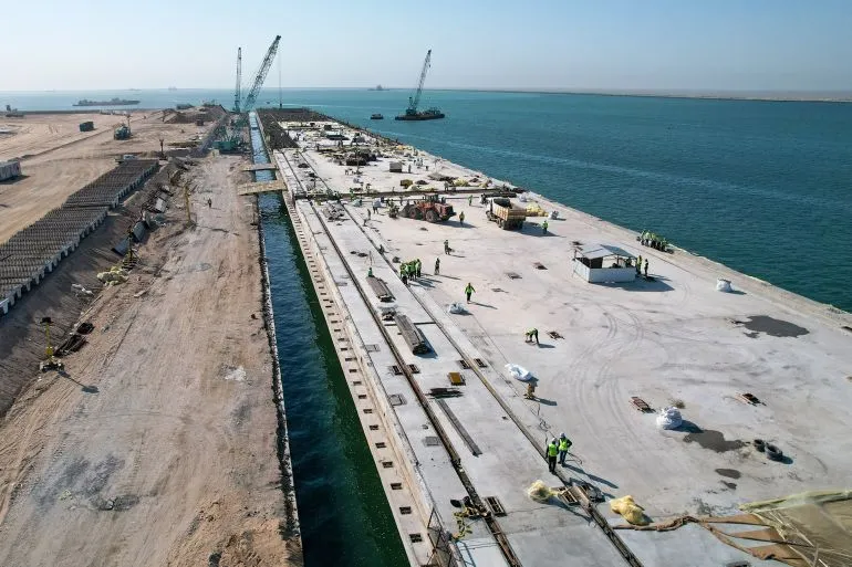 تطور جديد في ميناء الفاو وطريق التنمية بالعراق